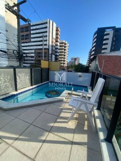 Apartamento na Jatiúca com 3 quartos, suíte, varanda e lazer, próximo ao Harmony