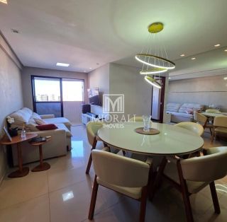 DS - Apartamento na Jatiúca com vista mar, 3 quartos, suíte e lazer completo