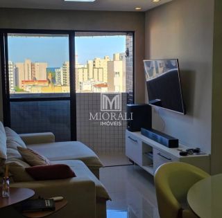 DS - Apartamento na Jatiúca com vista mar, 3 quartos, suíte e lazer completo