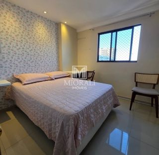 DS - Apartamento na Jatiúca com vista mar, 3 quartos, suíte e lazer completo