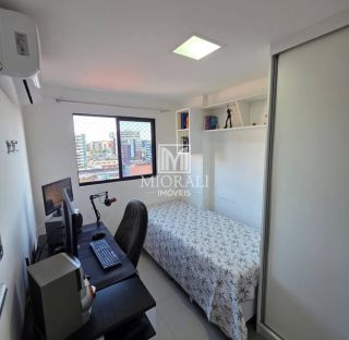 DS - Apartamento na Jatiúca com vista mar, 3 quartos, suíte e lazer completo