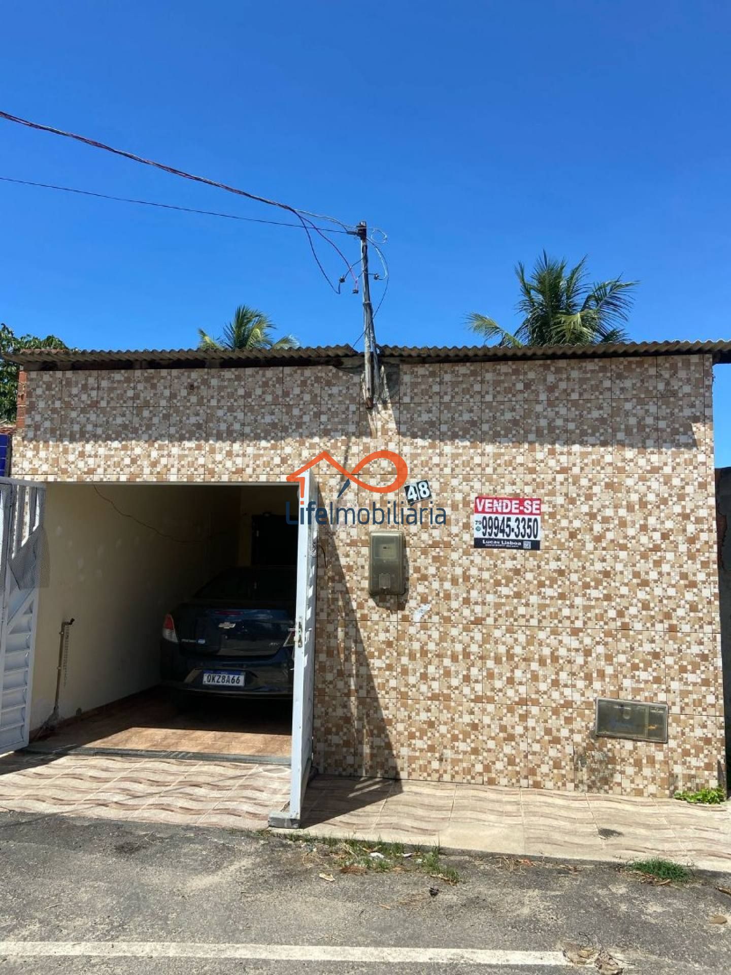 Casa à Venda Na Barra dos Coqueiros - Baixo, Casa Lageada e Com Telhado Com Possibilidade de Construir em Cima