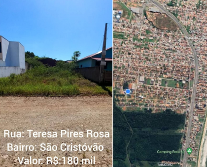 Terreno em São Cristóvão, Barra Velha – Localização Privilegiada