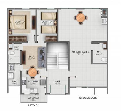 Apartamento Aconchegante em Penha – Próximo ao Mar e com Facilidade de Pagamento