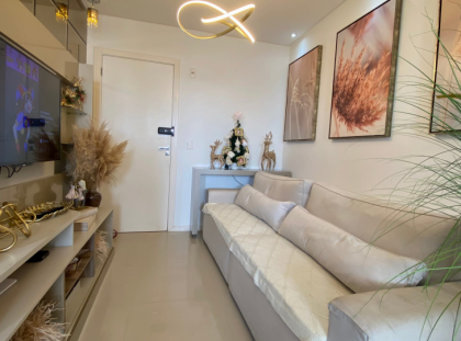 Apartamento Mobiliado com Vista Mar e Rio - Pharol do Porto em Navegantes