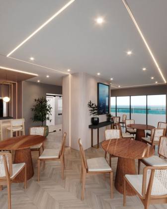 Cobertura a apenas 200 metros do mar