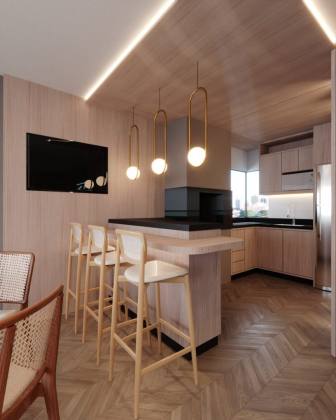 Cobertura a apenas 200 metros do mar