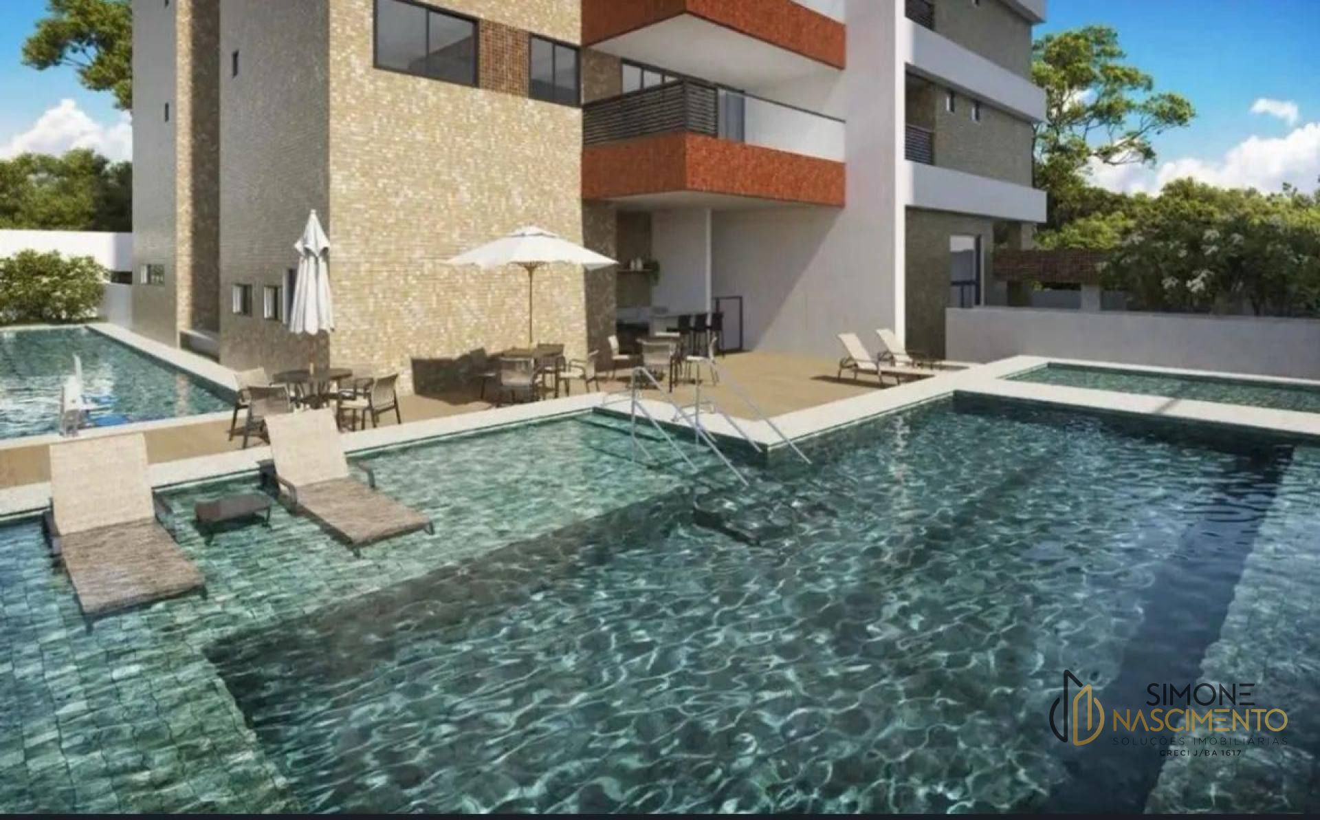 Apto 2 quartos com suíte e varanda gourmet no Itaigara