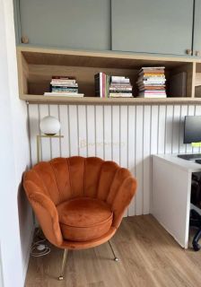 Apartamento 2/4 com Vista Mar Decorado em Vilas do Atlântico - Porteira Fechada.