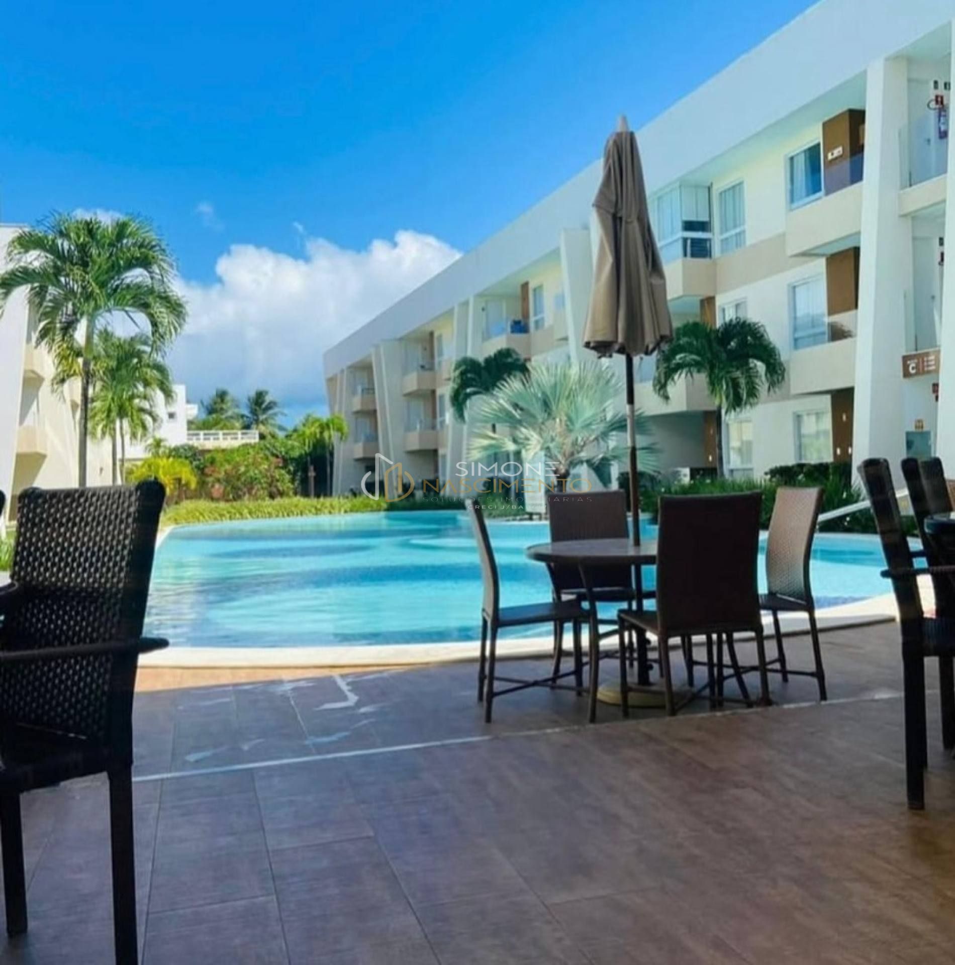 Apartamento 2/4 e  1 suíte Porteira Fechada Guarajuba