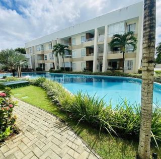 Apartamento 2/4 e  1 suíte Porteira Fechada Guarajuba