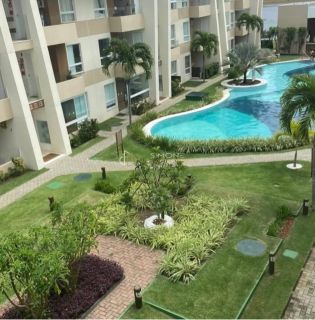 Apartamento 2/4 e  1 suíte Porteira Fechada Guarajuba