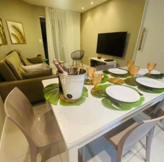 Apartamento 2/4 e  1 suíte Porteira Fechada Guarajuba