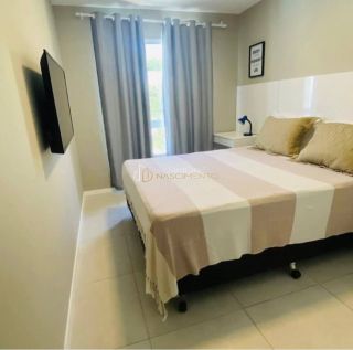 Apartamento 2/4 e  1 suíte Porteira Fechada Guarajuba