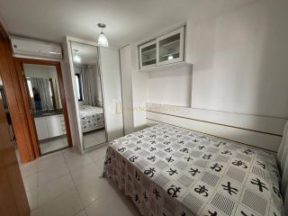 Apartamento 1/4, 1 garagem, nascente e mobiliado no Caminho das Árvores