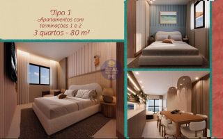 MORE NA BEIRA MAR DE OLINDA - APARTAMENTO COM 2 OU 3 QUARTOS COM SUÍTE