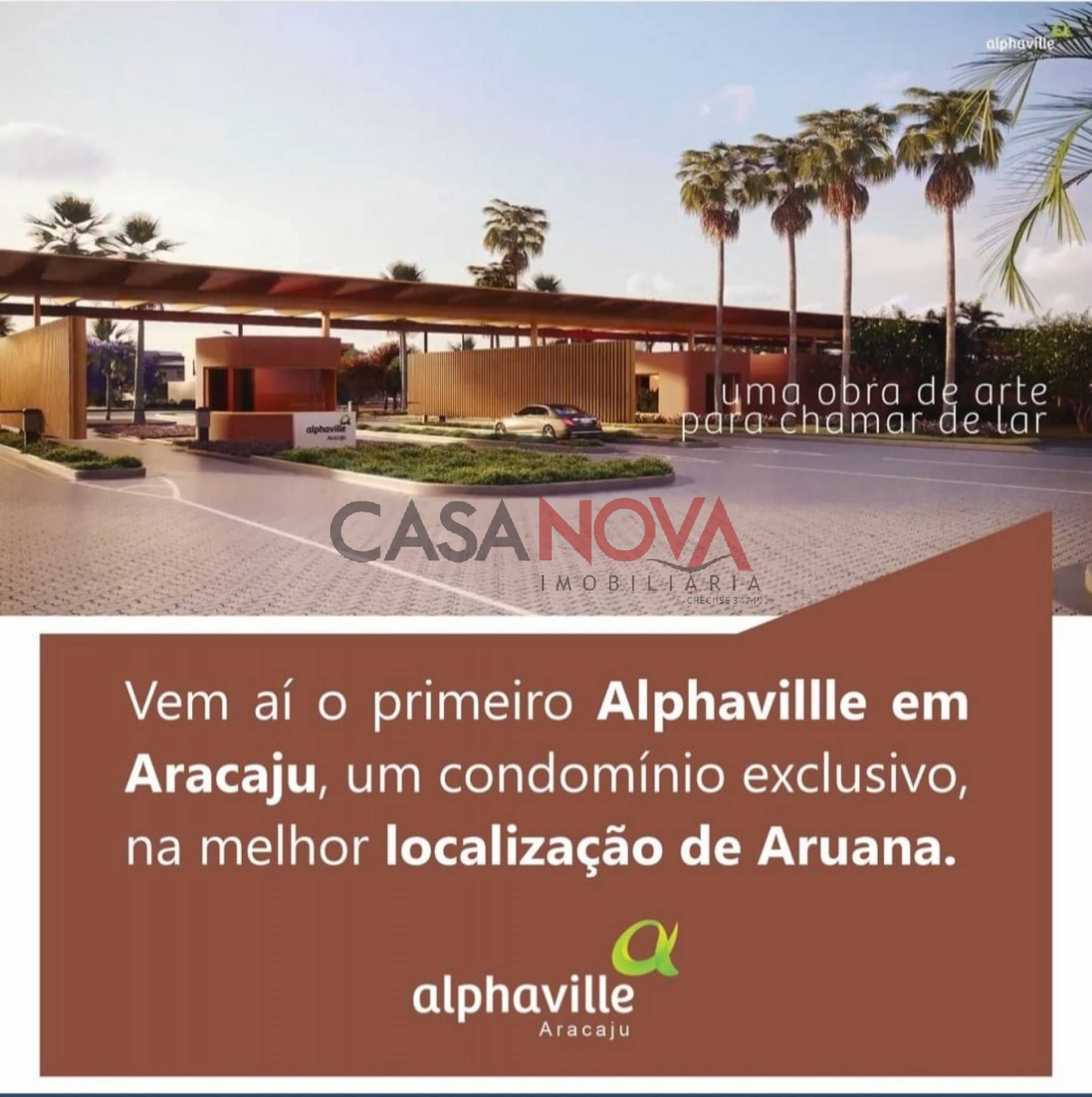 Lote em condomínio fechado de alto padrão na Aruana