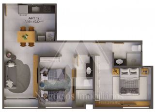 Vendo apartamento no NÓZ