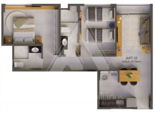 Vendo apartamento no NÓZ