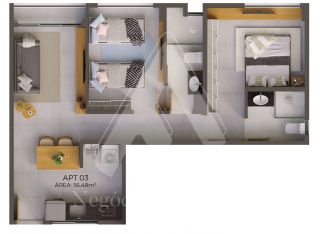 Vendo apartamento no NÓZ