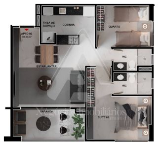 Vendo apartamento no UNI 501