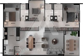 Vendo apartamento no UNI 501