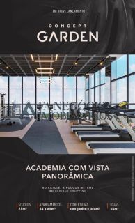 Studio a venda na planta no Concept Garden Catolé