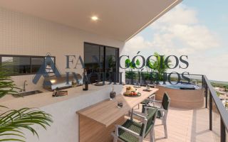 Studio a venda na planta no Concept Garden Catolé