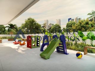 Studio a venda na planta no Concept Garden Catolé