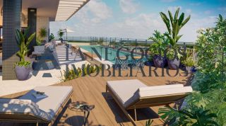 Studio a venda na planta no Concept Garden Catolé