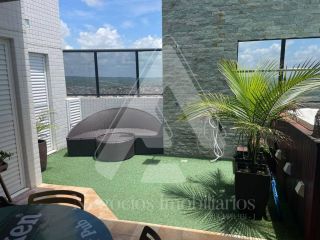 Cobertura duplex 100% mobiliada com elevador interno