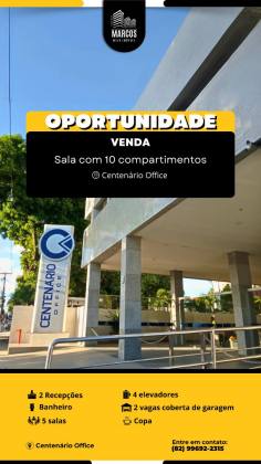 Sala para consultório no Centenário Plaza Center