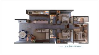 Oceana Villas Boutique - Apartamento Para Vender com 3 quartos 3 suítes no bairro Rota dos Milagres em Porto De Pedras